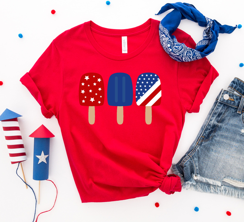 4th of July Popsicles T-shirt - Image 2