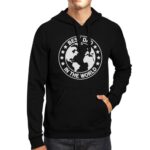 World Best Dad Black Unisex Hoodie Fathers Day