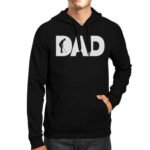 Dad Golf Unisex Black Hoodie Funny Design Graphic