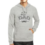 Best Dad In The World Unisex Grey Hoodie Christmas