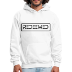 Mens Graphic Hoodie Redeemed Black Illustration